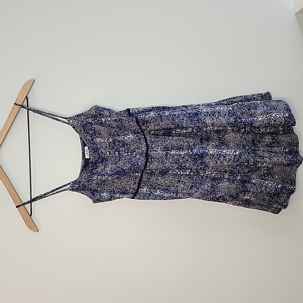 Blue rain mini dress size extra small